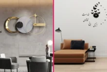 بهترین ساعت های دیواری نقره ای برای دکوراسیون لوکس و درخشان